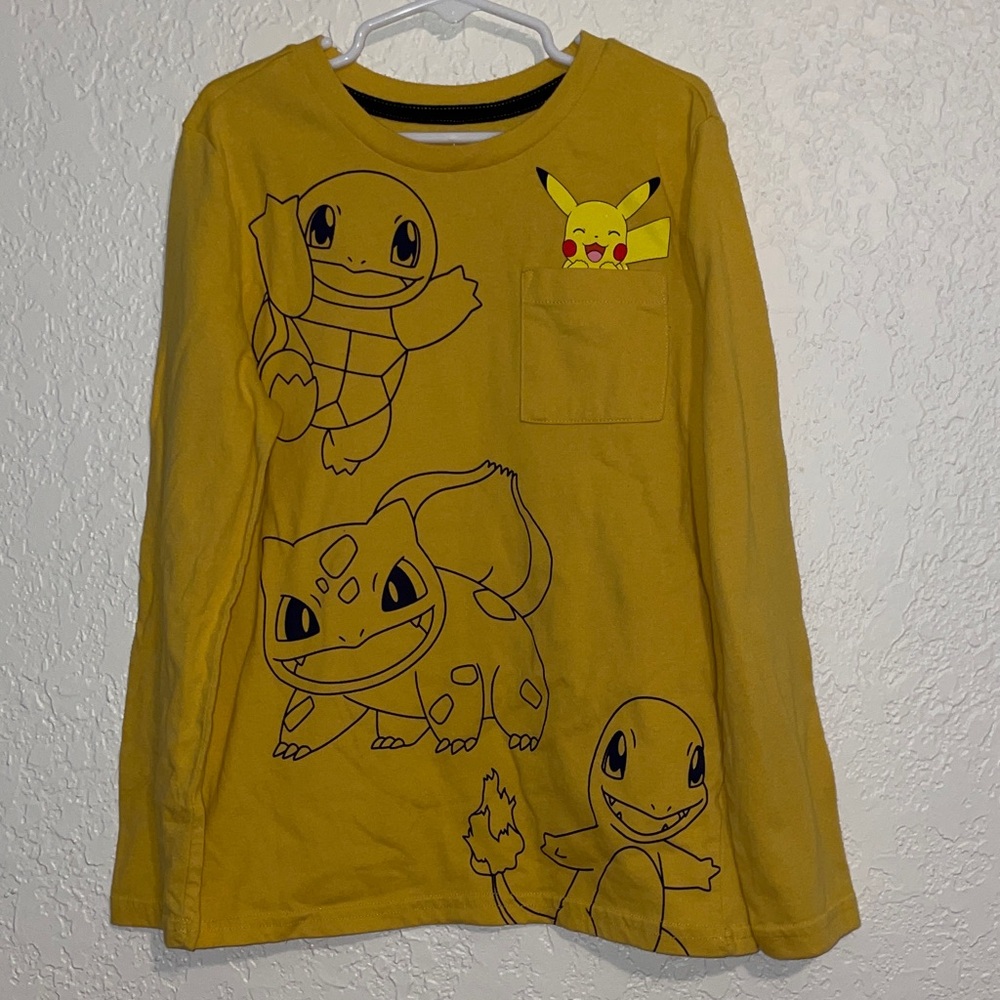 Jumping Beans Mustard Long Sleeve Tee with Characters